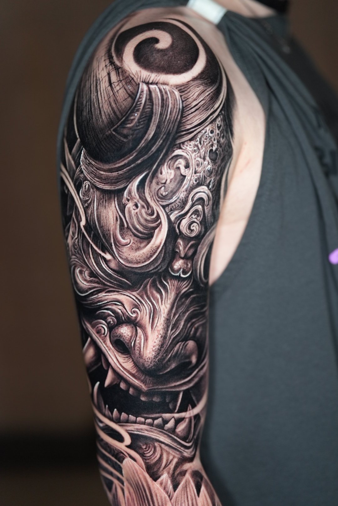 Neo Tradicional Blackwork